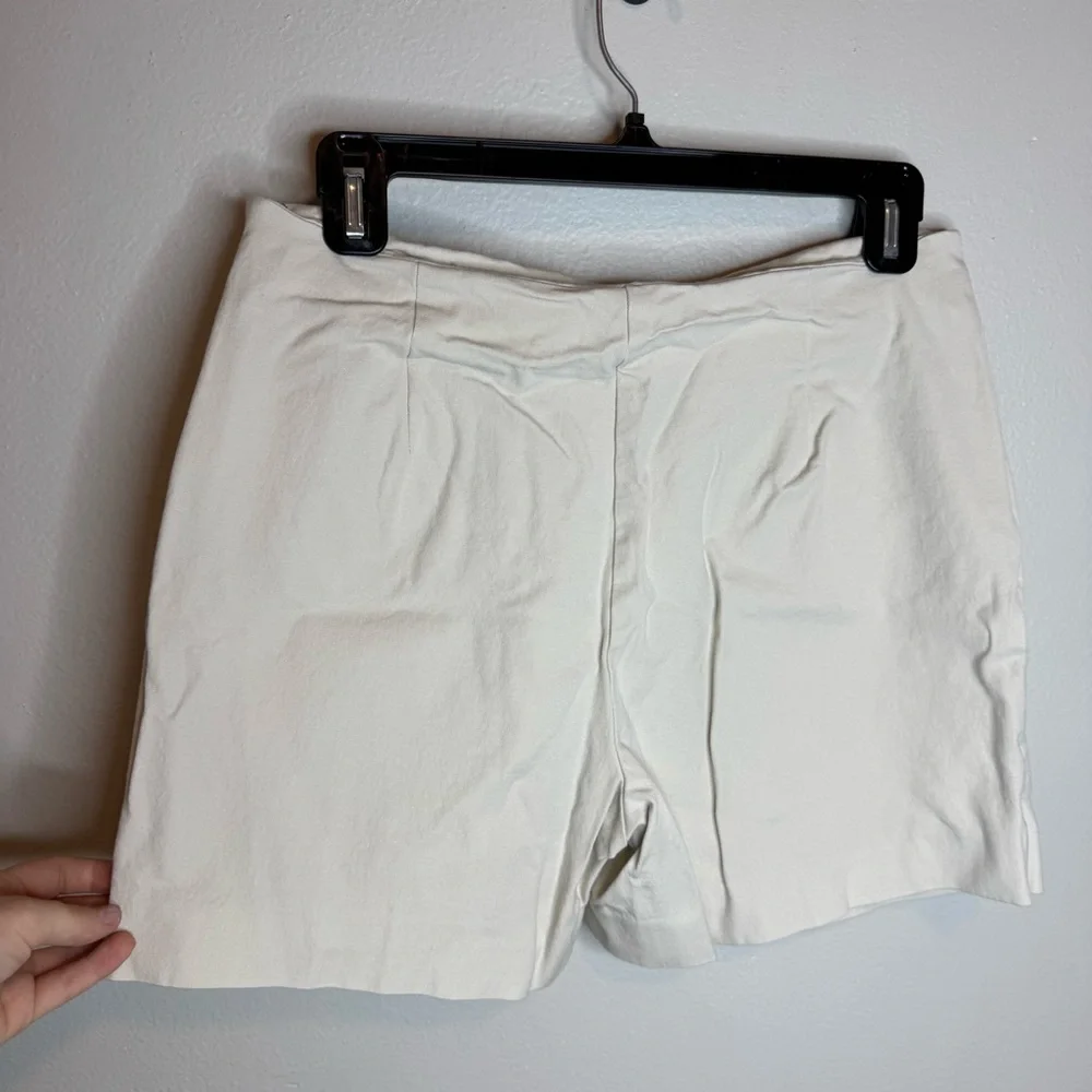 Boston Proper Ivory White Skort Skirt Shorts